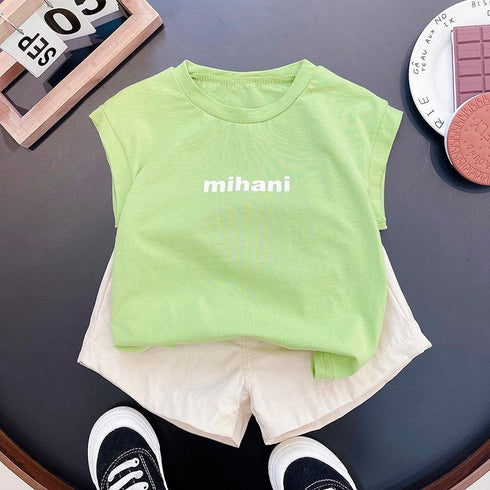 Small Fresh Summer Vest Two Piece Set